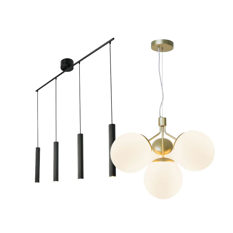 Lámpara colgante de 4 luces