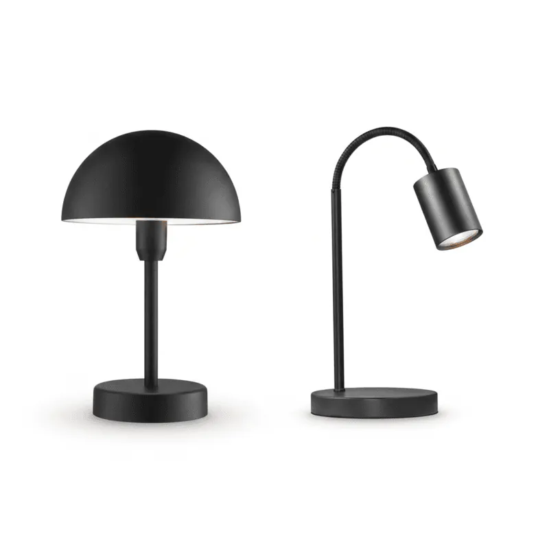 Lamparas de mesa | Negro