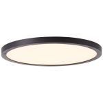 Brilliant Tuco Luz de techo Plástico Negro Blanco 16W 2100lm - 827 Luz Muy Cálida | 250mm