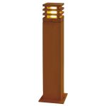SLV Cuadrado 70 Lámpara de pie Acero Oxidado Cuadrado | Al Aire Libre - IP55 - Apta para 1x E27 