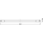 Osram Tubo LED T8 SubstiTUBE Connected Advanced (EM/Mains) Ultra Output 24W 3600lm - 840 Blanco Frio | 150cm - Reemplazo 58W