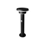 Ledvance LED Lámpara de pedestal Endura Estilo Doble Circle Negro 6W 400lm - 830 Luz Cálida | Solar - Sensor de Movimiento y Luz 