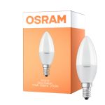 Osram LED Star Classic E14 Vela Mate 7.5W 806lm - 827 Luz Muy Cálida | Reemplazo 60W
