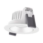 Ledvance Foco LED Adjust Aluminium Blanco 8W 720lm 36D - 940 Blanco Frio | Recorte 68mm - IP20 - Mejor reproducción de color - Regulable