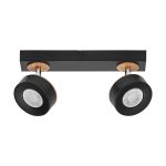 Ledvance LED Decor Foco Pluto Acero Negro 9.6W 615lm - 830 Luz Cálida