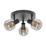 Ledvance LED Decor Foco Firefly Acero Circular Negro 8.4W 750lm - 827 Luz Muy Cálida | Regulable