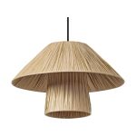 Ledvance Decor Bamboo Papel/Acero Hut 400 Marrón | Apta para E27
