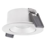 Ledvance Foco LED Air Adjust Aluminium Blanco 4W 300lm 36D - 927 Luz muy Cálida | Recorte 68mm - IP23 - Mejor reproducción de color - Regulable