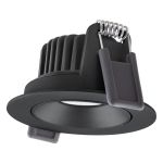 Ledvance Foco LED Adjust Aluminium Negro 8W 640lm 36D - 927 Luz muy Cálida | Recorte 68mm - IP20 - Mejor reproducción de color - Regulable