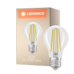 Ledvance con Filamento LED E27 Pera Clara 5W 1055lm - 830 Luz Cálida | Reemplazo 75W