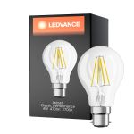 Ledvance Classic Performance LED Bulbo B22d Pera con Filamento Clara 4W 470lm - 827 Luz muy Cálida | Reemplazo 40W