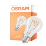 Osram Vintage 1906 LED Classic Slim E27 Pera Con Filamento Clara 4.8W 470lm - 827 Luz Muy Cálida | Regulable - Reemplazo 40W