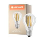 Ledvance Classic LED E27 Pera Con Filamento Clara 5.9W 806lm - 827 Luz Muy Cálida | Reemplazo 60W