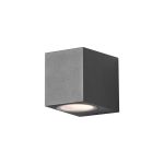 D'Lite Luz De Pared Vrebos Negro | IP54 - Apta Para 1x GU10