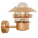 Nordlux Blokhus Luz De Pared Cobre y Vidrio Cobre | IP54 - Apta para E27