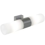Nordlux Tangens Luz De Pared Vidrio y Metal Gris | IP44 - Apta para 2x E14