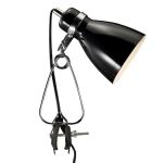 Nordlux Lámpara De Mesa Cyclone Clamp Metal Negro | Apta para 1x E14