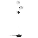 Nordlux Lilly Lámpara de pie Metal y Vidrio Negro | Apta para 3x E14