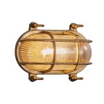 Nordlux Helford Luz De Pared Vidrio Latón | IP64 - Apta para E27