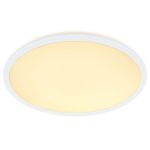 Nordlux Plafón LED Techo/Pared Oja 60 38W 827 2700lm Blanco IP20 | 3 pasos Regulable - Luz muy Cálida