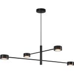 Nordlux Colgante de luz Clyde 20W 827 350lm 120D Negro - Metal | Regulable - Luz muy Cálida