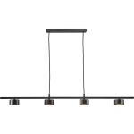 Nordlux Colgante de luz Rail Clyde 20W 827 350lm 120D Negro - Metal | Regulable - Luz muy Cálida