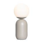 Nordlux Lámpara De Mesa Notti Metal Gris | Apta para 1x E14
