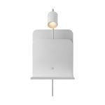 Nordlux Luz De Pared Roomi Metal Blanco | IP20 - Apta para 1x GU10 - con USB