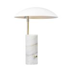 DFTP by Nordlux Lámpara De Mesa Mademoiselles Mármol y Metal Blanco | Apta para 1x GU10