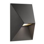 Nordlux Pontio Luz De Pared Aluminium Negro | IP54 - Apta Para 1x GU10