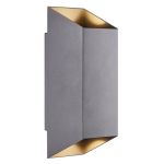Nordlux Nico Luz De Pared Aluminium Antracita Up & Down | IP54 - Apta para 2x GU10