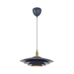 Nordlux Bretagne 38 Colgante De Luz Metal Gris | Apta para 1x G9