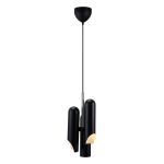 DFTP by Nordlux Rochelle Colgante De Luz Metal Negro | 207mm - Apta para 3x GU10