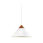 DFTP by Nordlux Kinto Colgante De Luz Metal y Madera Blanco | 420mm - Apta para E27