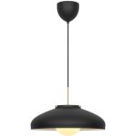 DFTP by Nordlux Latif Colgante De Luz Metal y Vidrio Negro | 400mm - Apta para E14