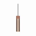 Nordlux Tilo Colgante De Luz Metal y Madera Latón | 60mm - Apta para GU10