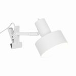 Nordlux Lámpara De Mesa Matis Clamp Metal Blanco | Apta para 1x E27