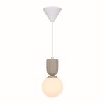 Nordlux Sadie Colgante De Luz Composite Beige | Apta para 1x E14