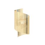Emibig Luz De Pared Espiral Acero Oro | Apta para 1x G9 - Max 8W