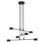 Emibig Colgante De Luz Modus Acero Negro | Apta para 6x GX53 - Max 12W