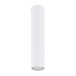 Emibig Luz de techo Tecno Acero Blanco | Apta para 1x GU10 - Max 8W