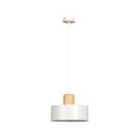 Emibig Colgante De Luz Torin Acero Blanco | Apta para 1x E27 - Max 15W