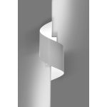 Emibig Luz De Pared Spiner Acero Blanco | Apta para 1x G9 - Max 8W