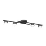 Emibig Luz de techo Fragment Acero Negro | Apta para 4x GX53 - Max 12W