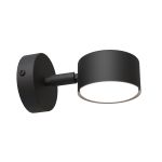 Emibig Luz De Pared Sora Acero Negro | Apta para 1x GX53 - Max 12W