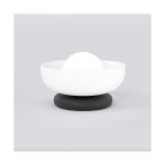 Emibig Lámpara De Mesa Ozzy Acero Blanco | Apta para 1x G9 - Max 8W