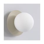 Emibig Luz De Pared Americana Acero Marrón | Apta para 1x G9 - Max 8W