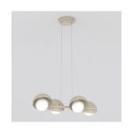 Emibig Colgante De Luz Boom Acero Marrón | Apta para 4x G9 - Max 8W