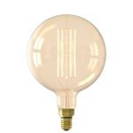 Calex XXL Mega Lumen alto Oro Globe LED E27 G125 Con Filamento 10.5W 1100lm- 821 Luz Muy Cálida | Regulable