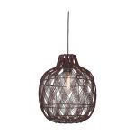 Good&Mojo Colgante De Luz Mendoza Bambú Burgundy L | Apta para 1x E27 